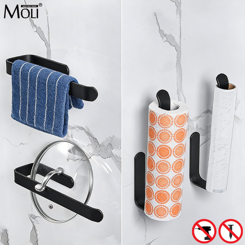 Kitchen Gadgets Rack - MOLI черный, белый цвет самоклеящийся кухонный
