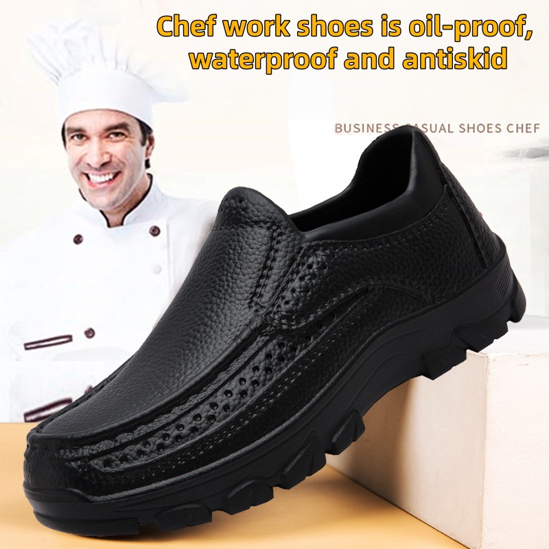 Kitchen Gadgets For Men - Мужская обувь шеф-повара, водонепроницаемая и маслостойкая
