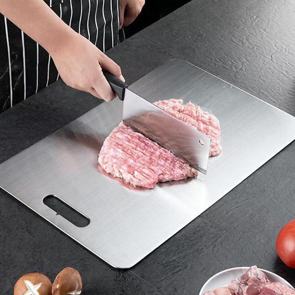 Bamboo Cutting Board - Утолщенная разделочная доска из нержавеющей стали,