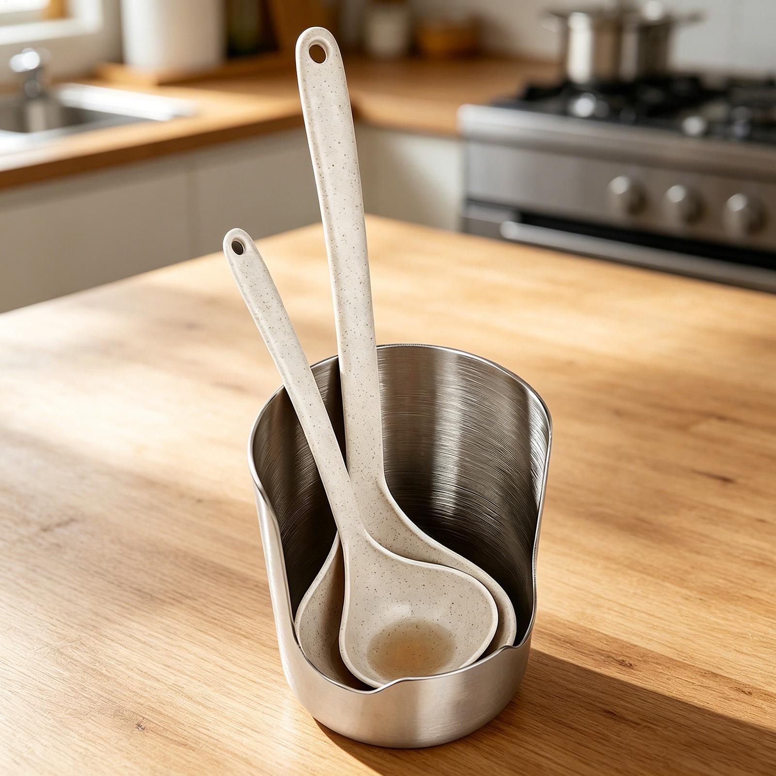 Kitchen Gadgets Under 100 - Подставка-органайзер для кухонных приборов из нержавеющей