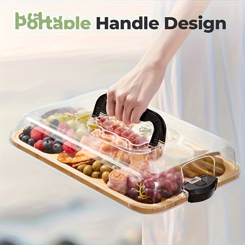 Bamboo Cutting Board - Бамбуковая разделочная доска с крышкой, кухонный