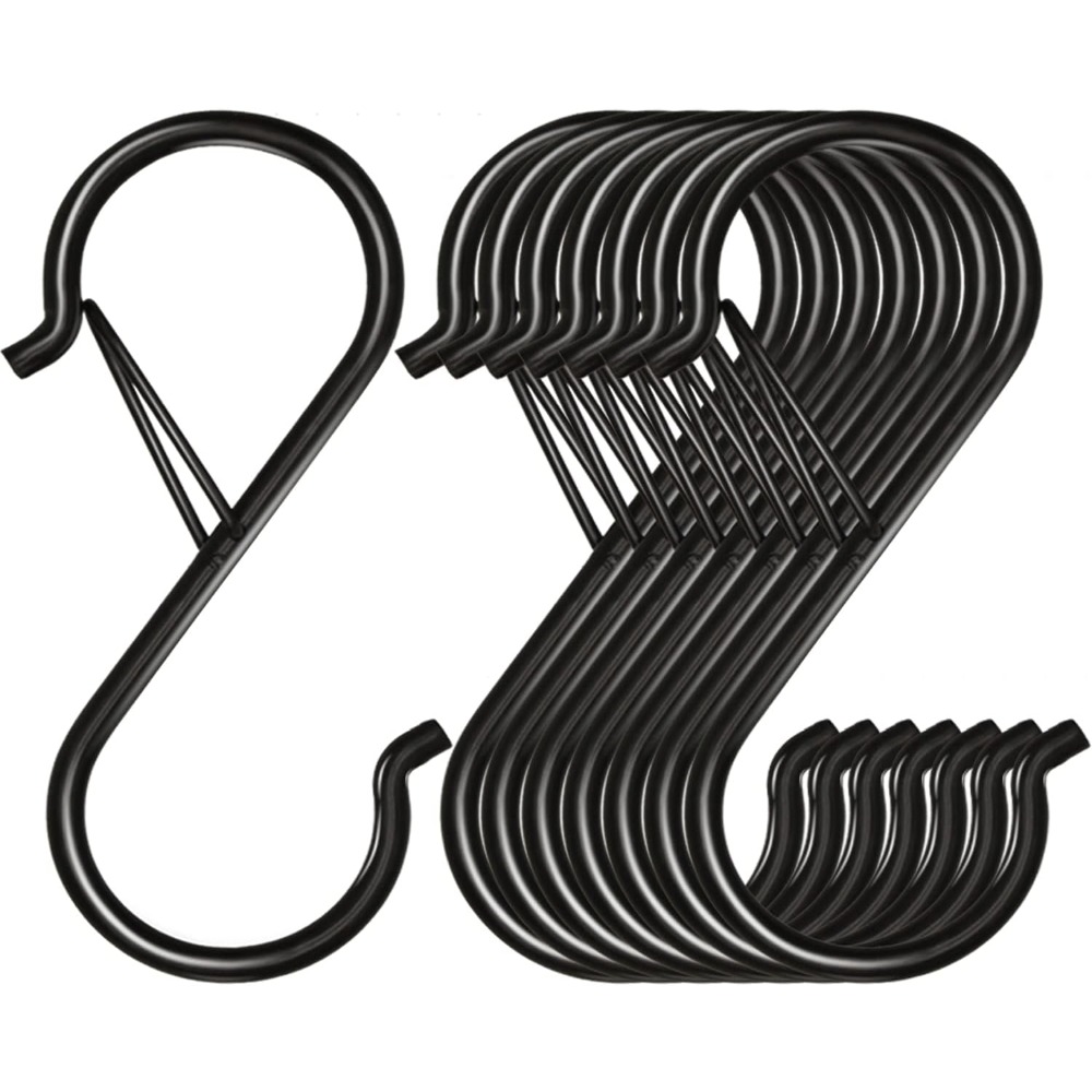 Kitchen Gadgets Rack - 3,5-дюймовые сверхпрочные S-образные крючки с предохранительной