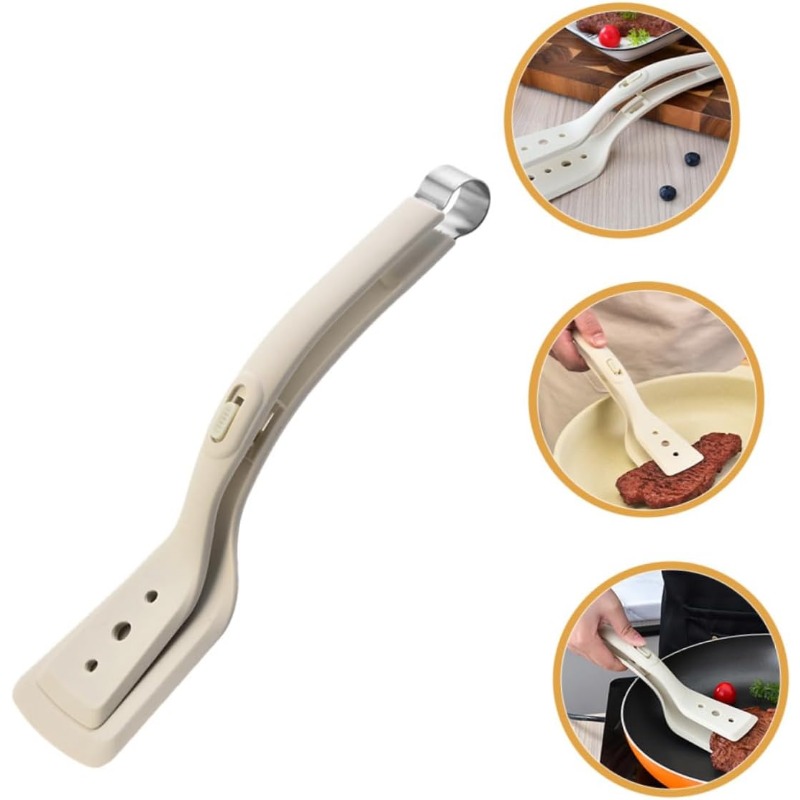 Kitchen Gadgets Under 100 - Многофункциональные силиконовые лопатки-зажимы 2-в-1, лопатки для