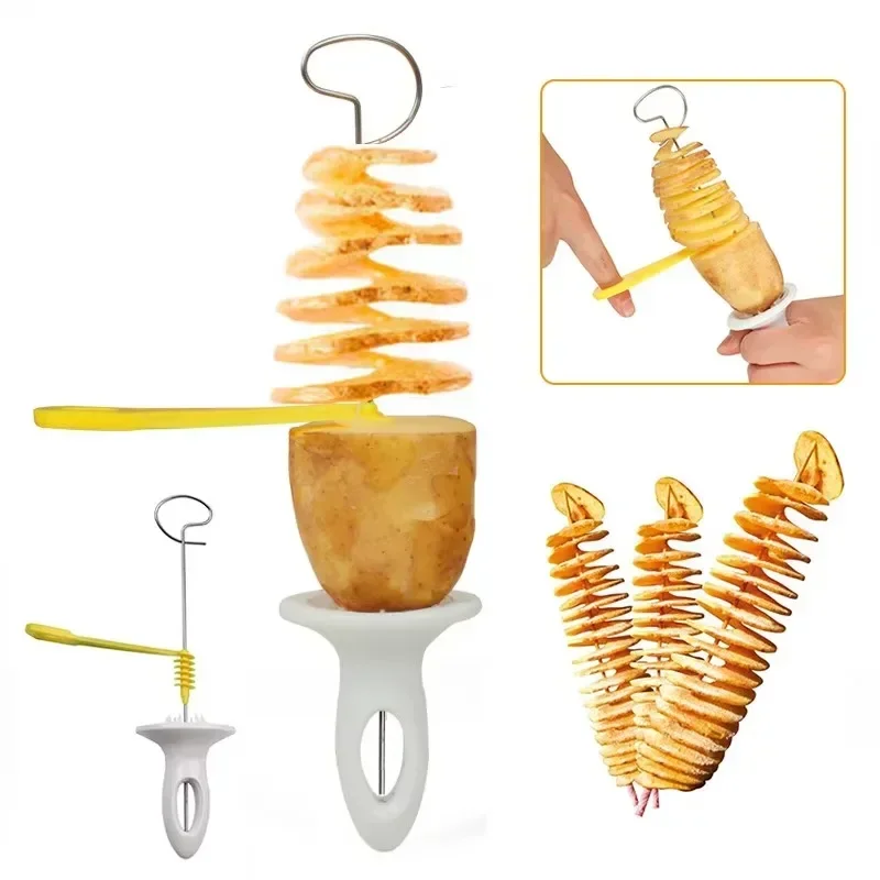 Kitchen Gadget Amazon - Кухонный вихрь, спиральный резак для картофеля,