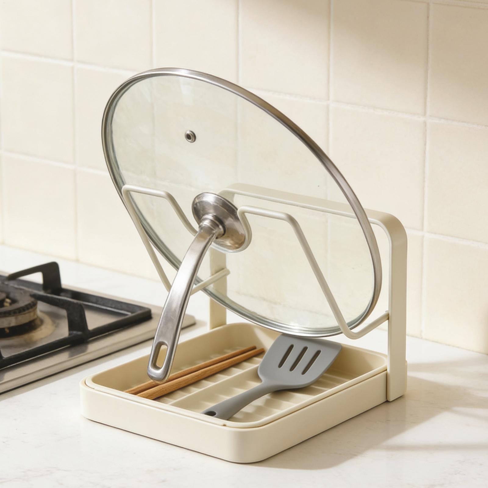 Kitchen Gadgets Under 100 - Органайзер с крышкой для кастрюли, противоскользящая