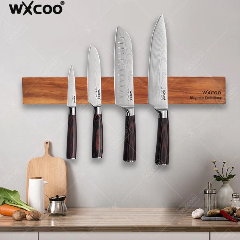 Magnetic Knife Strip - Магнитный держатель для ножей из дерева