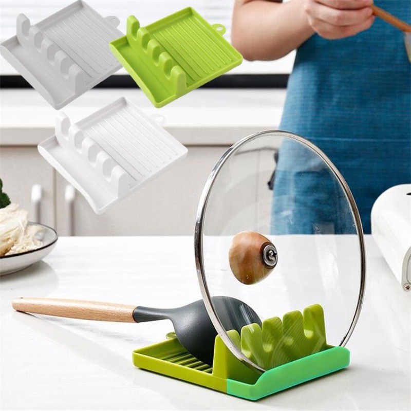 Kitchen Gadgets Under 100 - Новая зеленая подставка для крышки кастрюли,