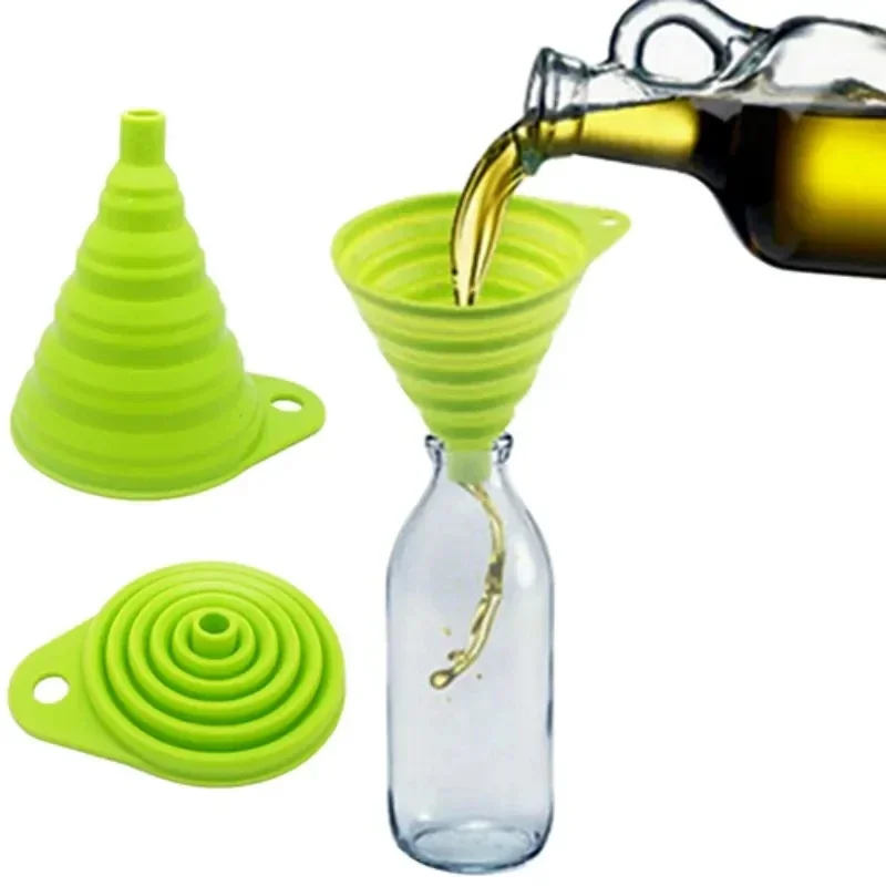Kitchen Gadgets And Equipment - 1/4 шт. Силиконовая складная воронка с