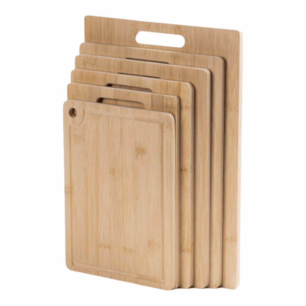 Bamboo Cutting Board - Экологичная бамбуковая деревянная разделочная доска, двусторонняя,