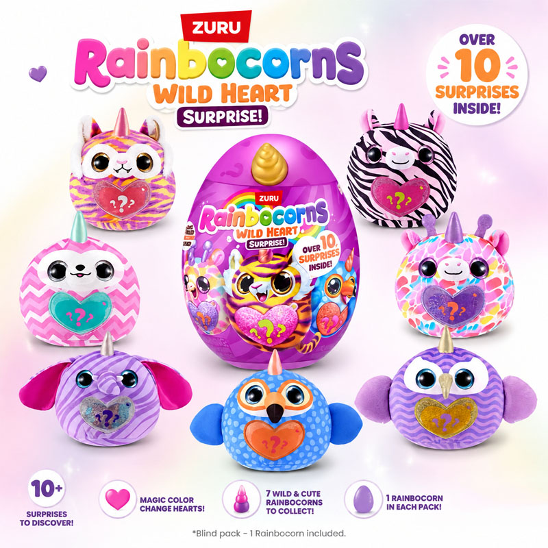 Kitchen Gadgets For Kids - ZURU Rainocorns Wild Heart Surprise: Серия