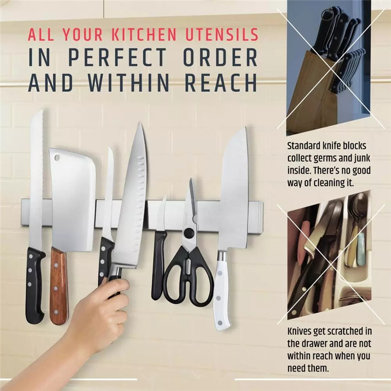 Подставка для ножей из нержаве – обзор и цена Magnetic Knife Strip